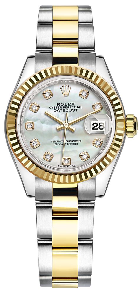 rolex oyster steel lady datejust